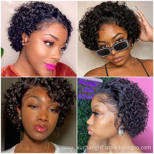 10A Brazilian Hair Romance Bouncy Curls Funmi Hair Virgin Remy Human Extension Fumi Hair with 4x4 Lace Closure